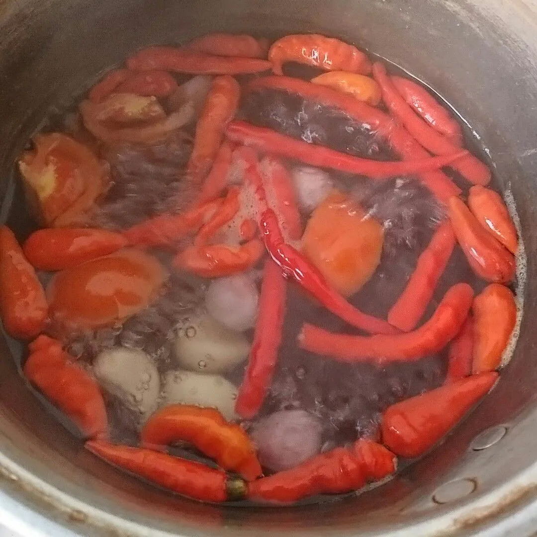 Step 1 Sambal Tomat Teri