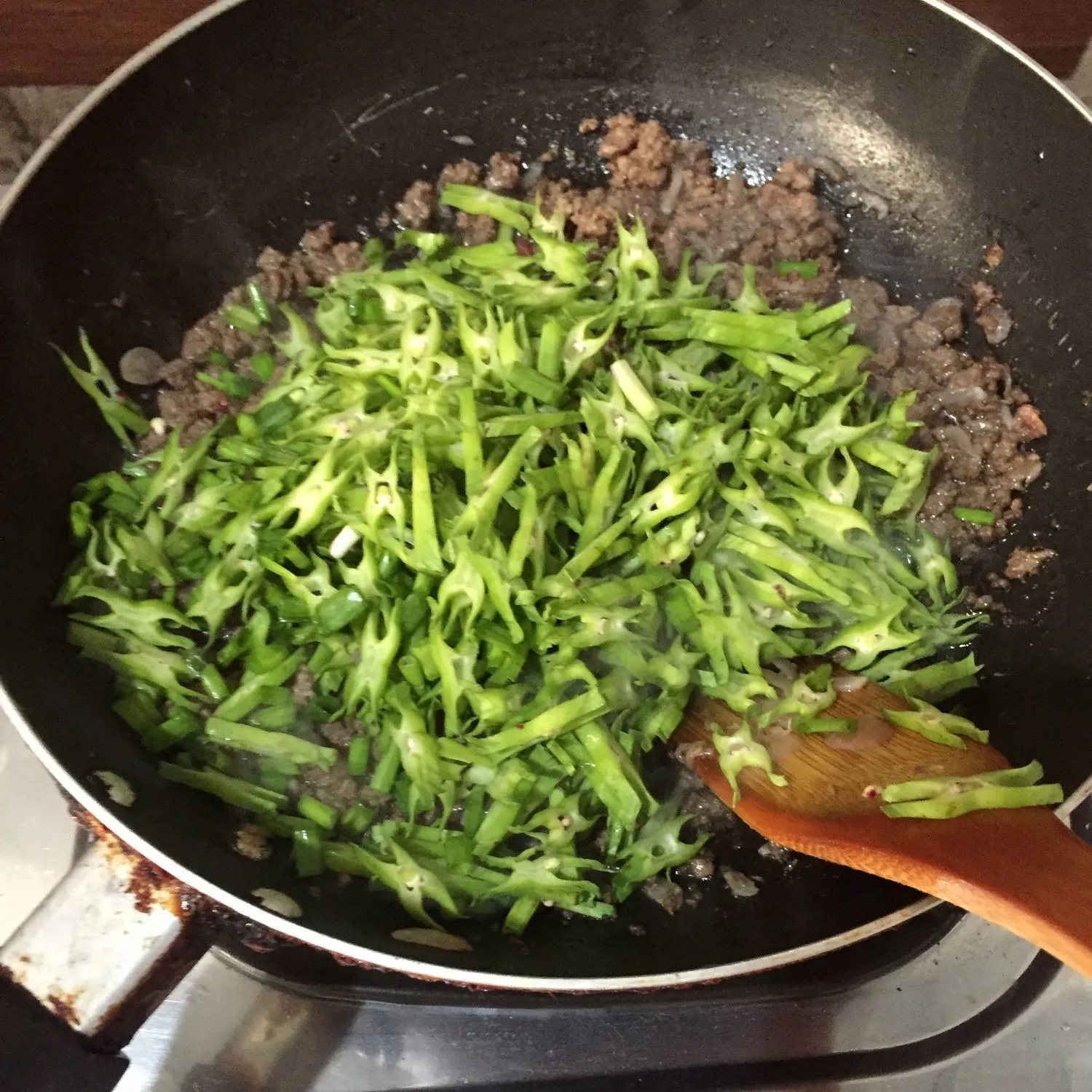 Step 3 Lawar Daging khas lombok