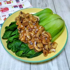 Pokcoy Siram Jamur #JagoMasakMinggu3Periode2