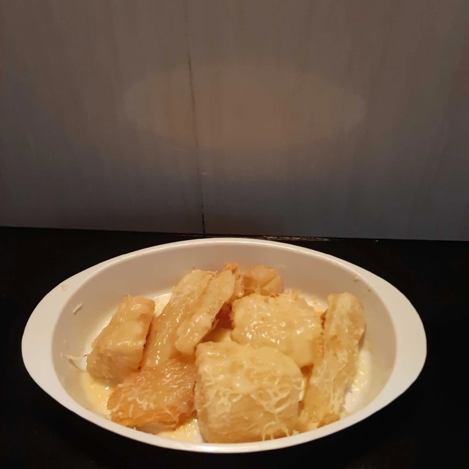 Melted Cheese Cassava