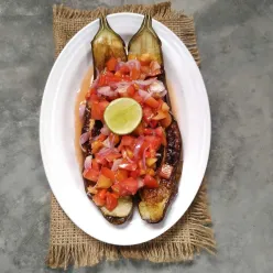 Terong Bakar Sambal Dabu-Dabu #JagoMasakMinggu3Periode2
