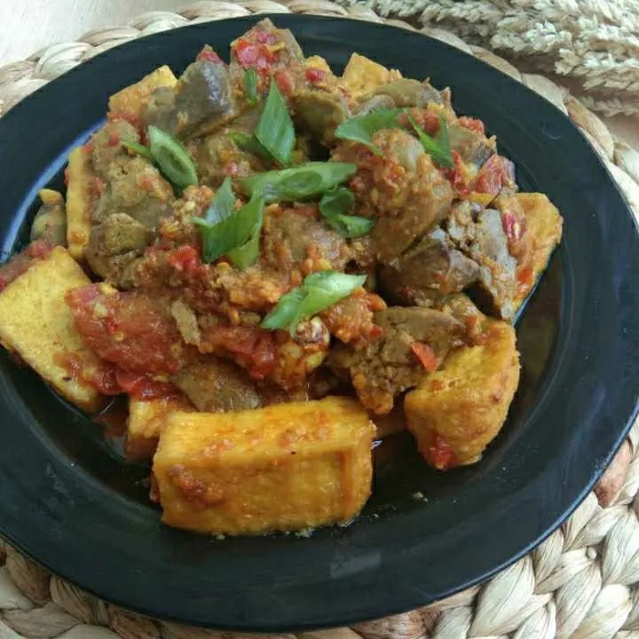 Sambel Goreng Tahu Hati Ampela