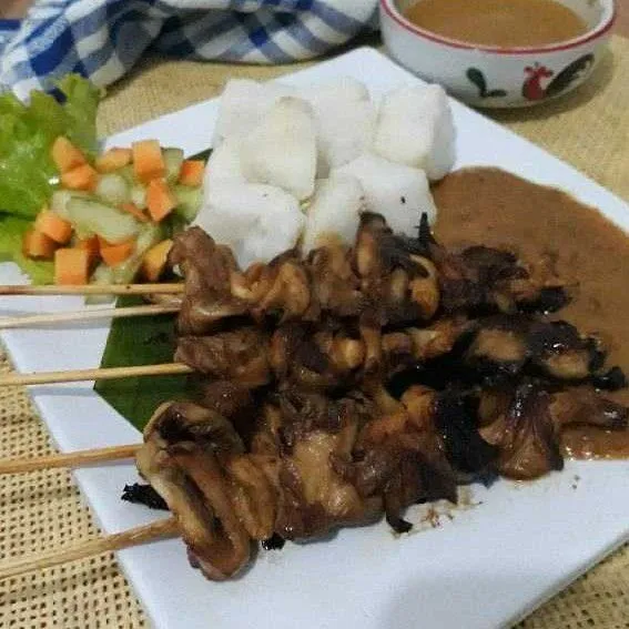 Sate Jamur Sambal Kacang #JagoMasakMinggu3Periode2