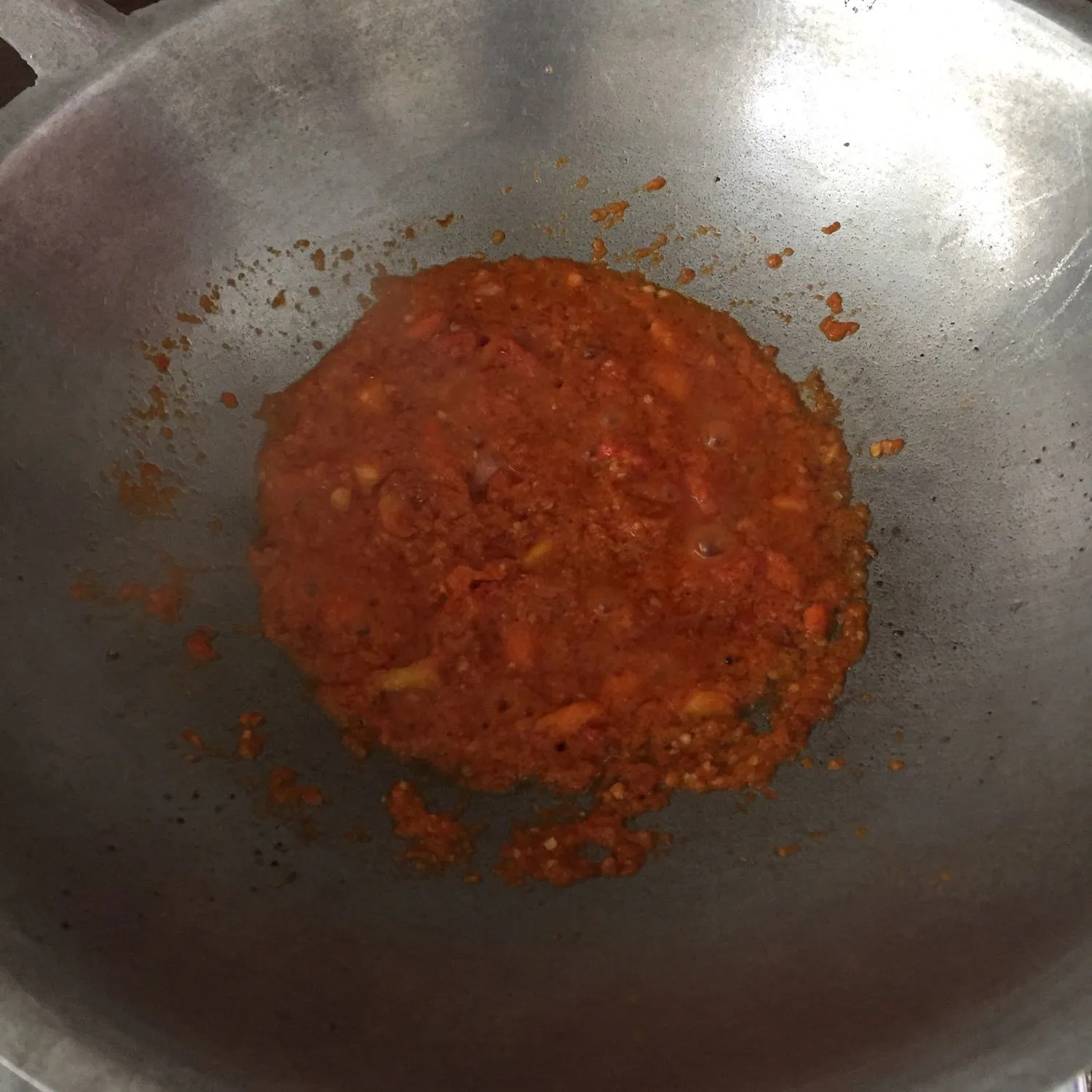 Step 2 Terong Balado Teri