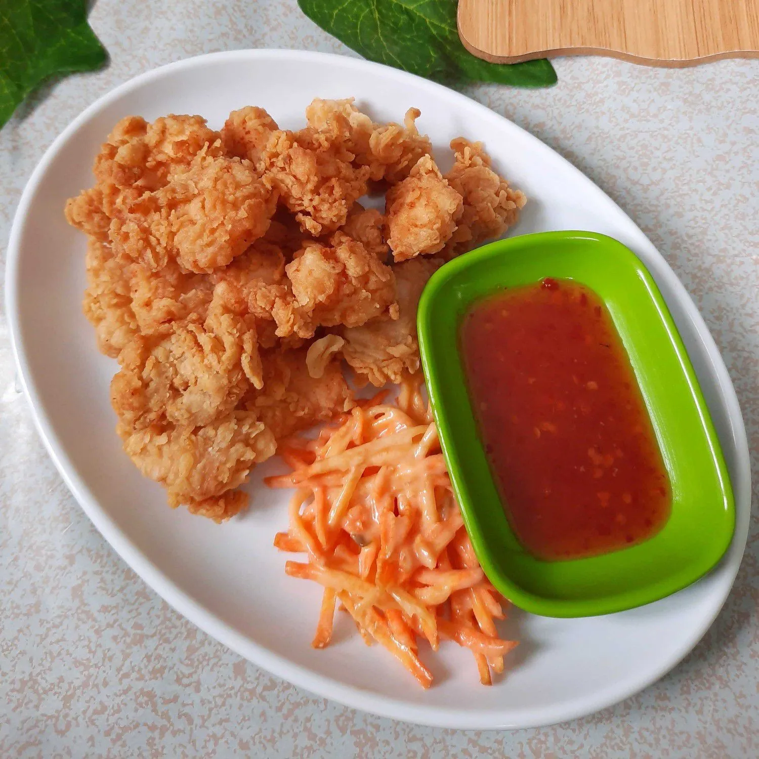 Bites Karage dengan Salad Wortel #JagoMasakMinggu4Periode2