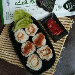 Hot Chicken Kimbap #JagoMasakMinggu4Periode2