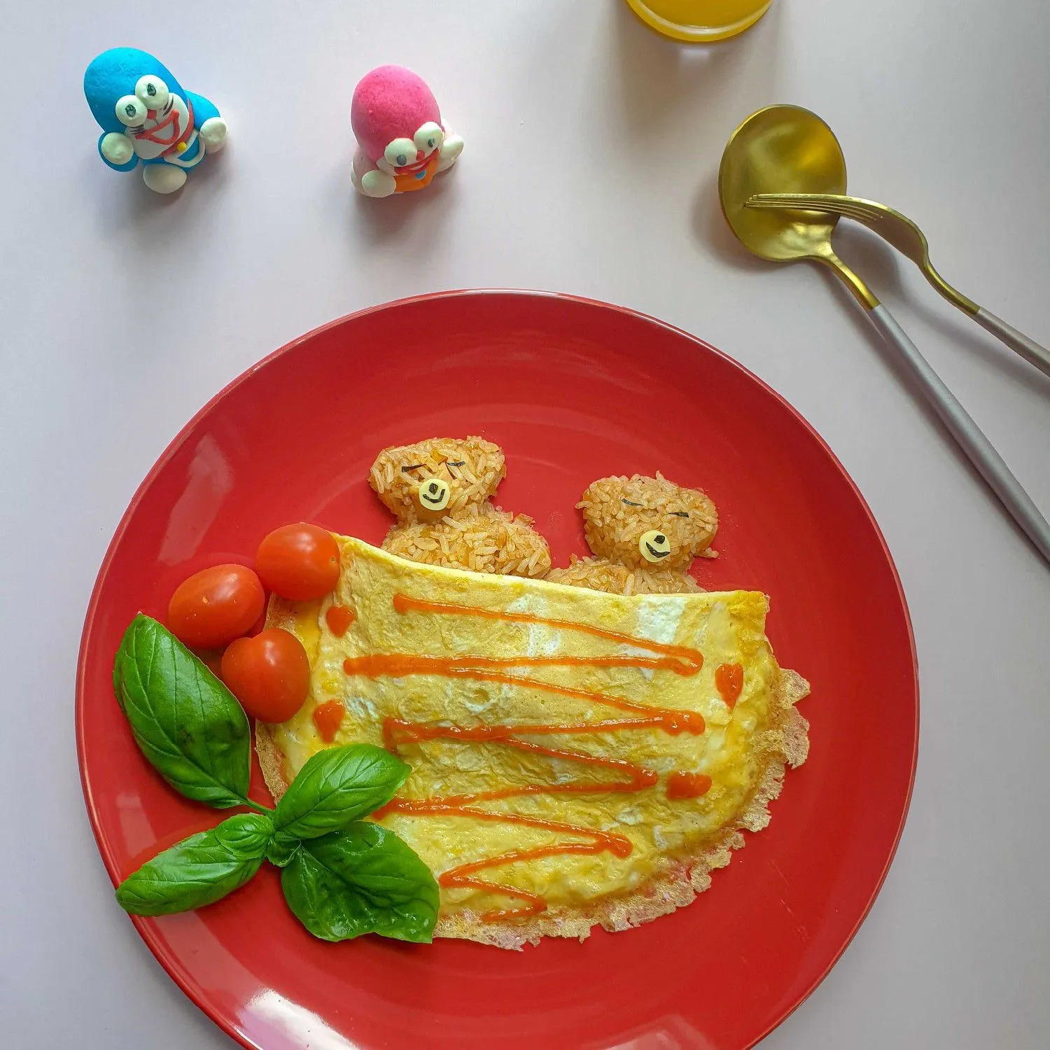 Kawaii Omurice #JagoMasakMinggu4Periode2