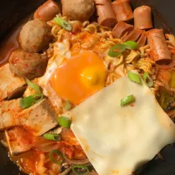 Budae Jjigae Egg #JagoMasakMinggu4Periode2