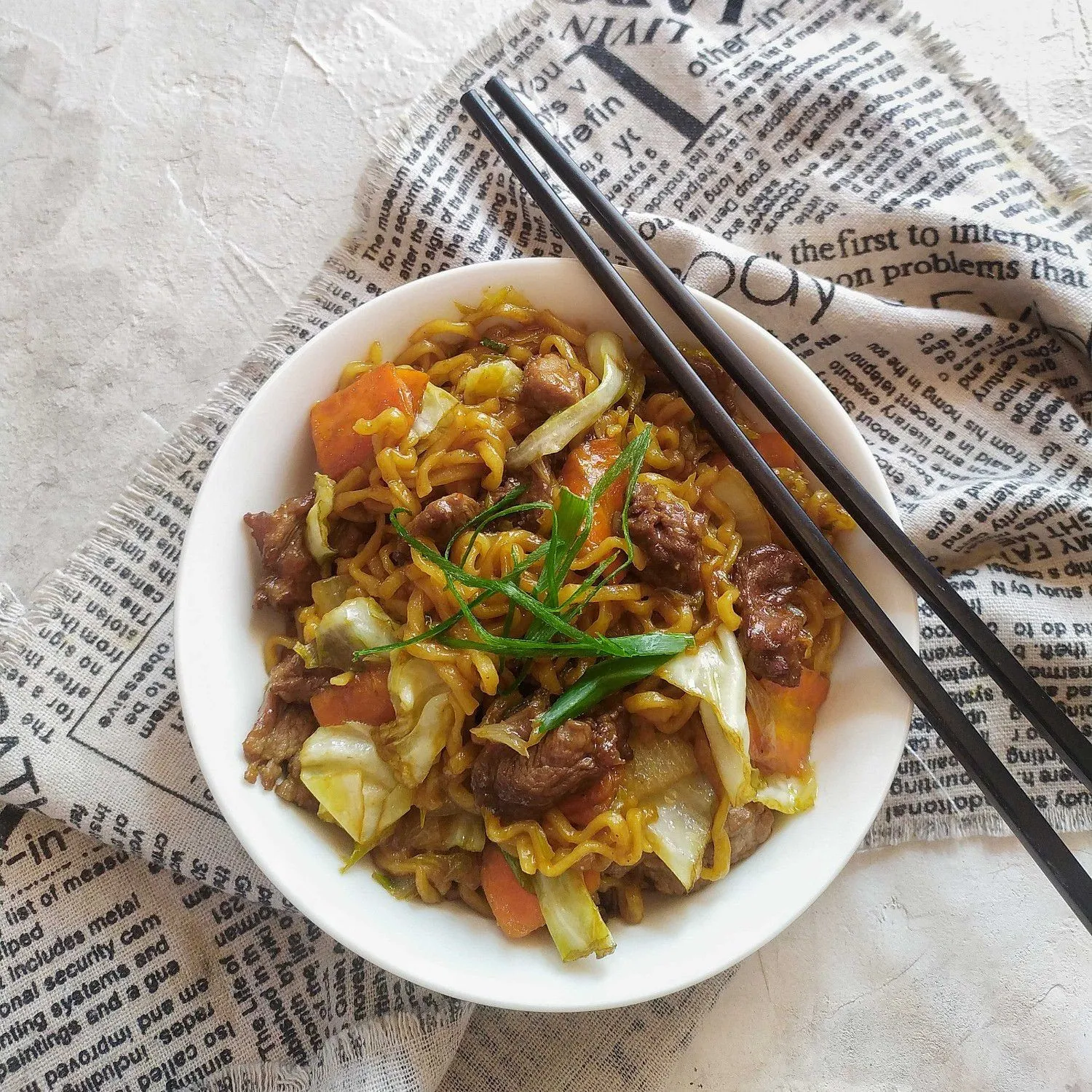 Beef Yakisoba #JagoMasakMinggu4Periode2