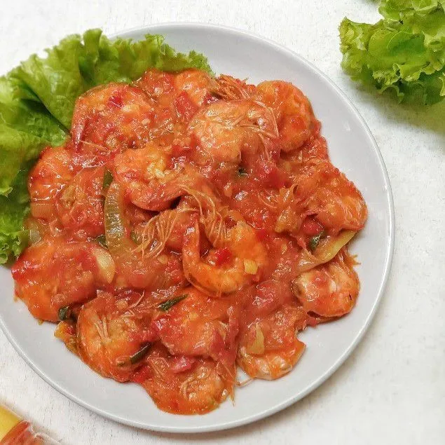 Daftar bahan-bahan untuk membuat Udang Saus Padang