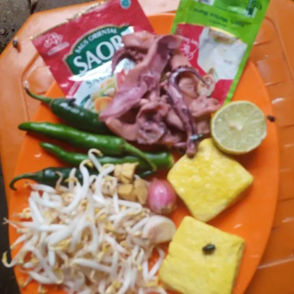 Siapkan bahan-bahan yang sudah di pelukan.