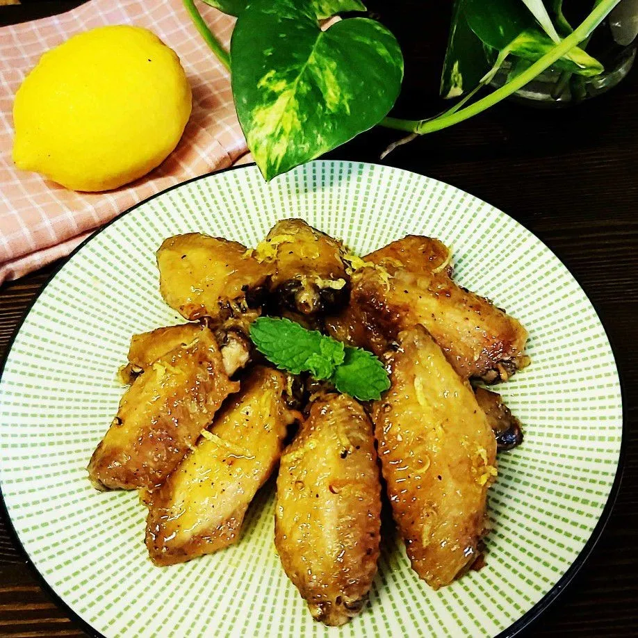 Korean Baked Lemon Chicken Wings #JagoMasakMinggu4Periode2