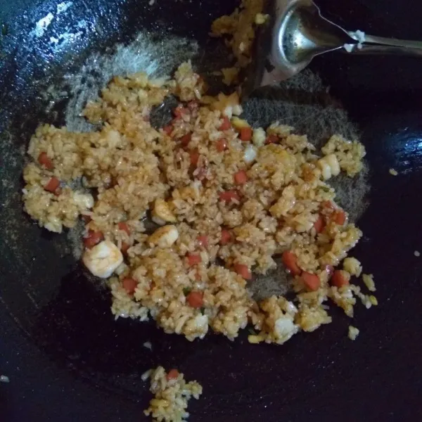 Aduk hingga tercampur rata.