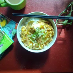 Oyakodon Kaki Jamur #JagoMasakMinggu4Periode2