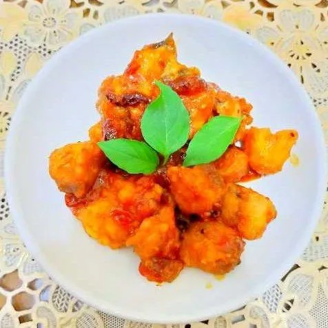 Korean Spicy Popcorn Chicken #JagoMasakMinggu4Periode2