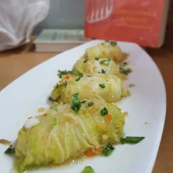 Kubis Gulung Saus Asam Pedas
