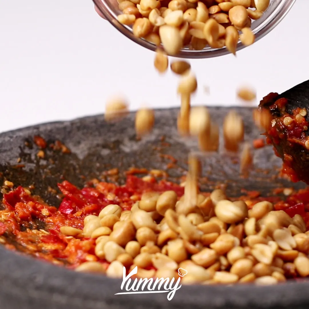 Step 2 Terong Sambal Kacang
