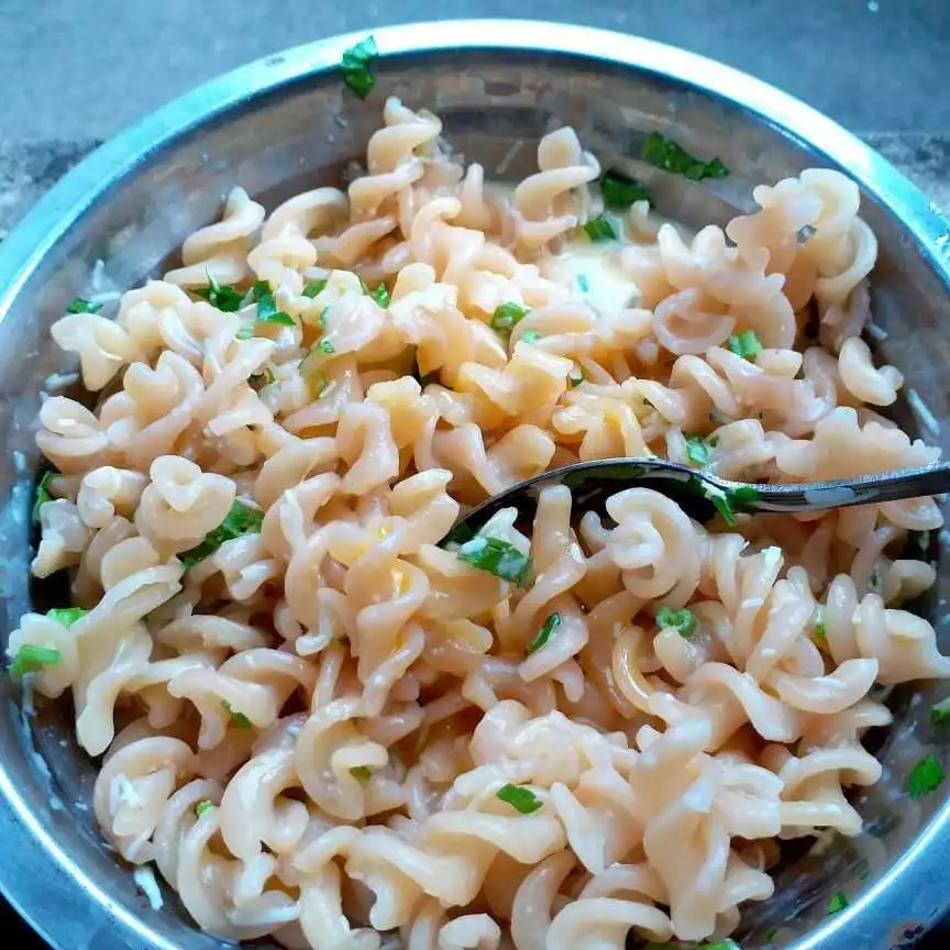 Step 5 Fusilli Carbonara