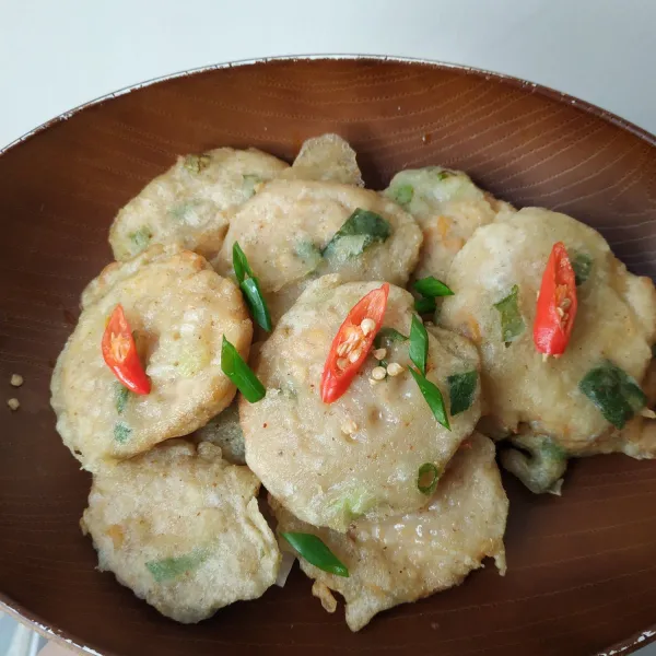 Tempe siap disajikan.