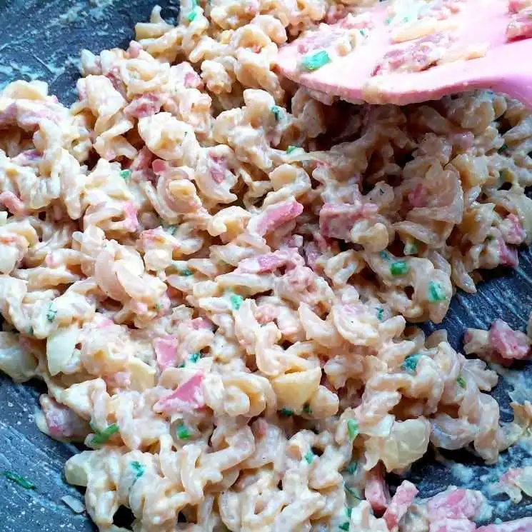 Step 6 Fusilli Carbonara