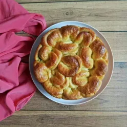 Garlic Flower Bread No Knead #JagoMasakMinggu5Periode2