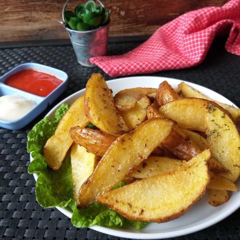 kentang goreng wedges