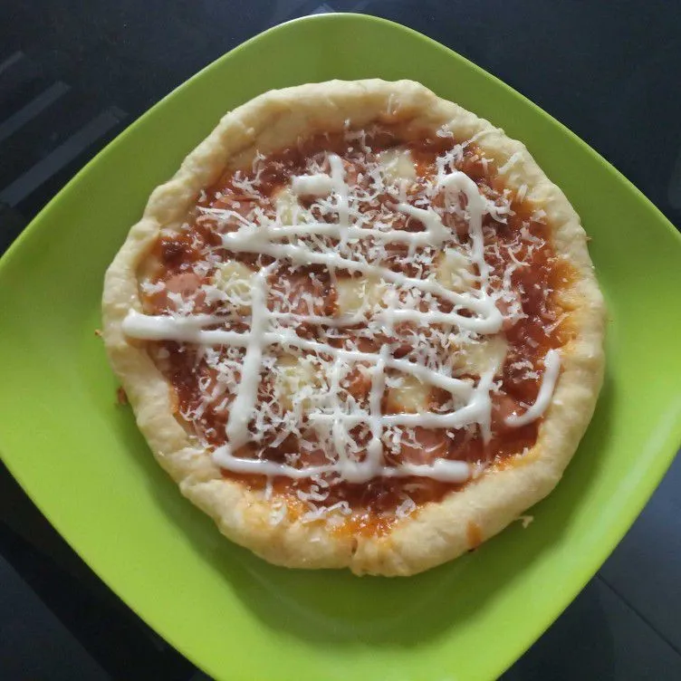 Pizza Teflon No Mixer #JagoMasakMinggu5Periode2