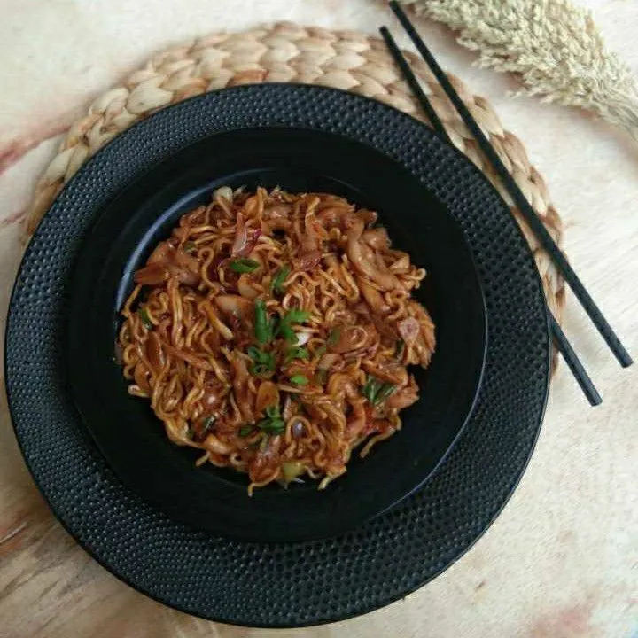 Mie Jamur Lada Hitam #JagoMasakMinggu6Periode2