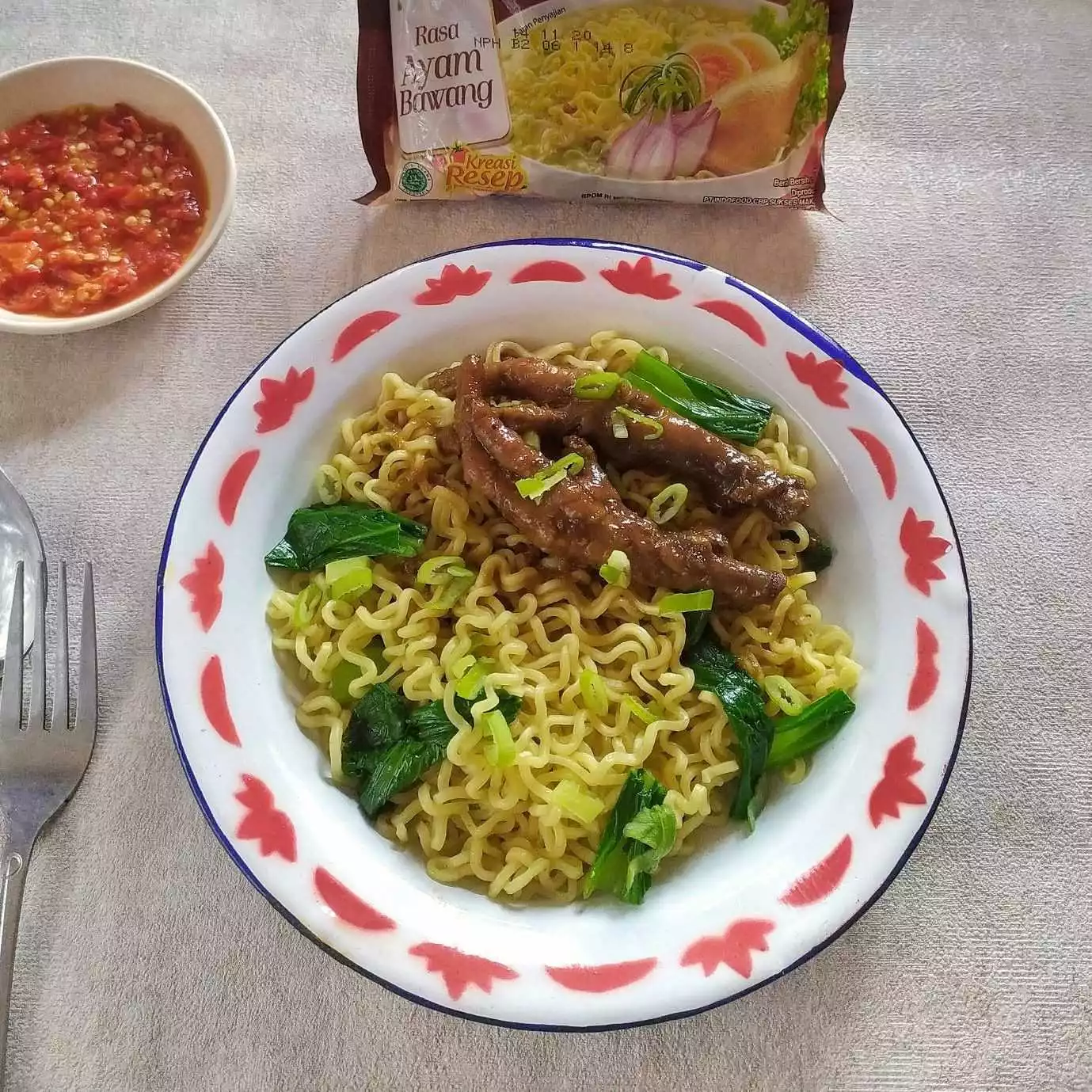 Step 6 Bakmi Ceker Ekonomis