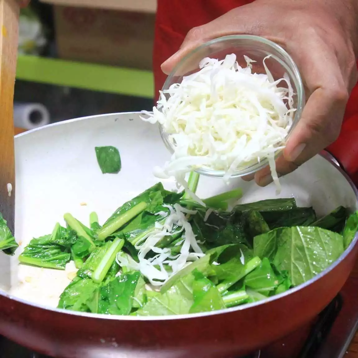 Step 4 Mie Hun Goreng Topping Seafood