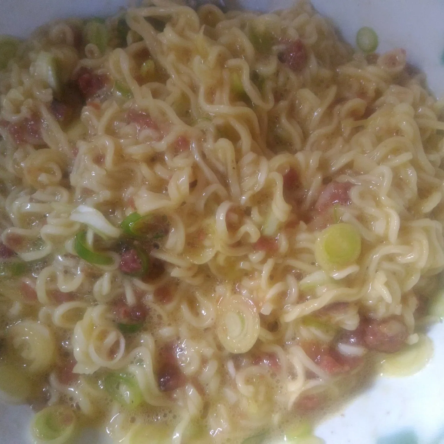 Step 4 Martabak Mie Kornet