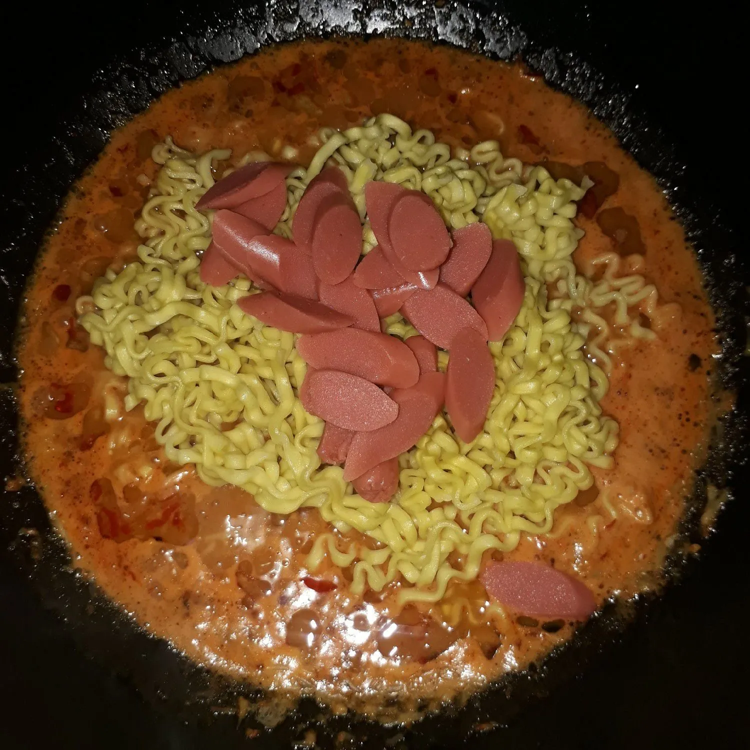 Step 5 Samyang Keju Homemade