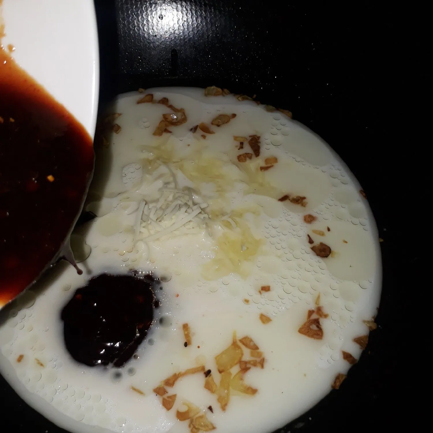 Step 4 Samyang Keju Homemade