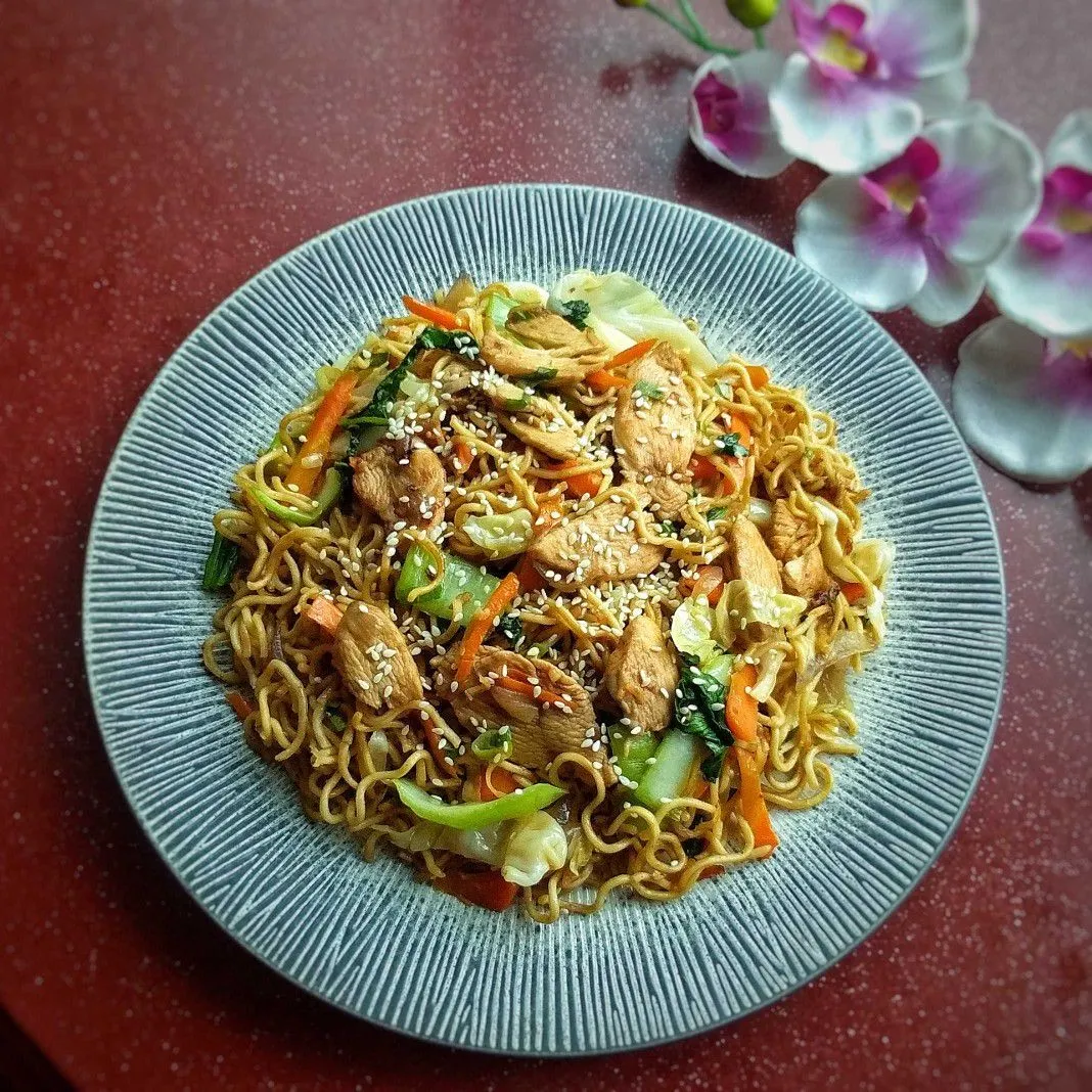 Chicken Chow Mien #JagoMasakMinggu6Periode2