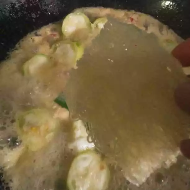 Step 7 Mie Soun Gambas