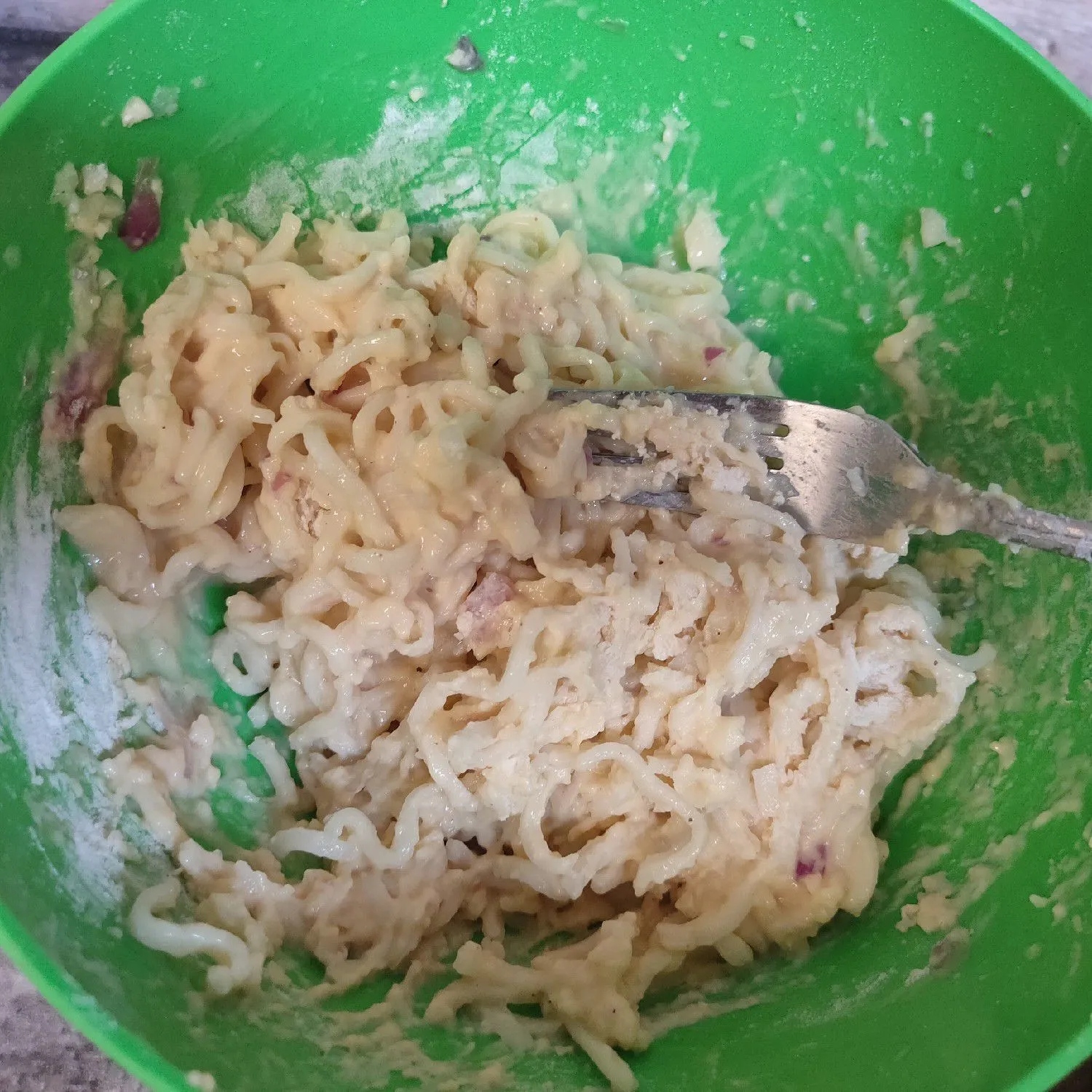 Step 5 Tahu Goreng Isi Mie