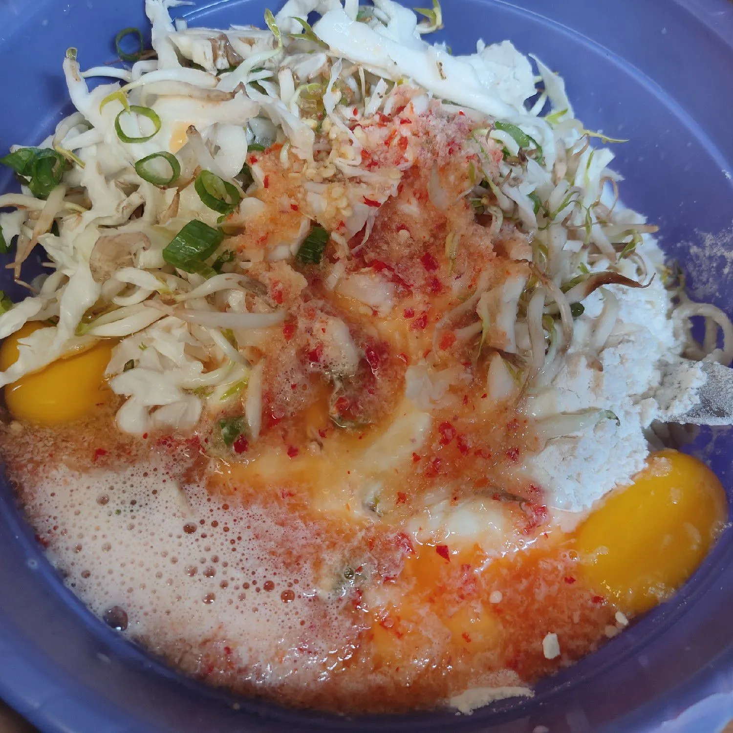 Step 4 Bakwan Mie