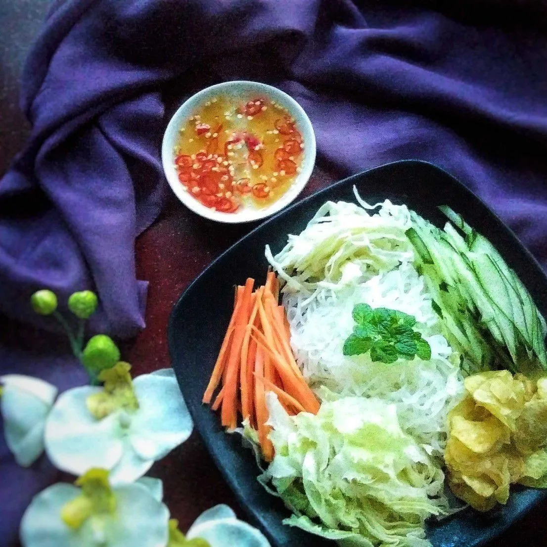Salad Bihun Vietnam #JagoMasakMinggu6Periode2