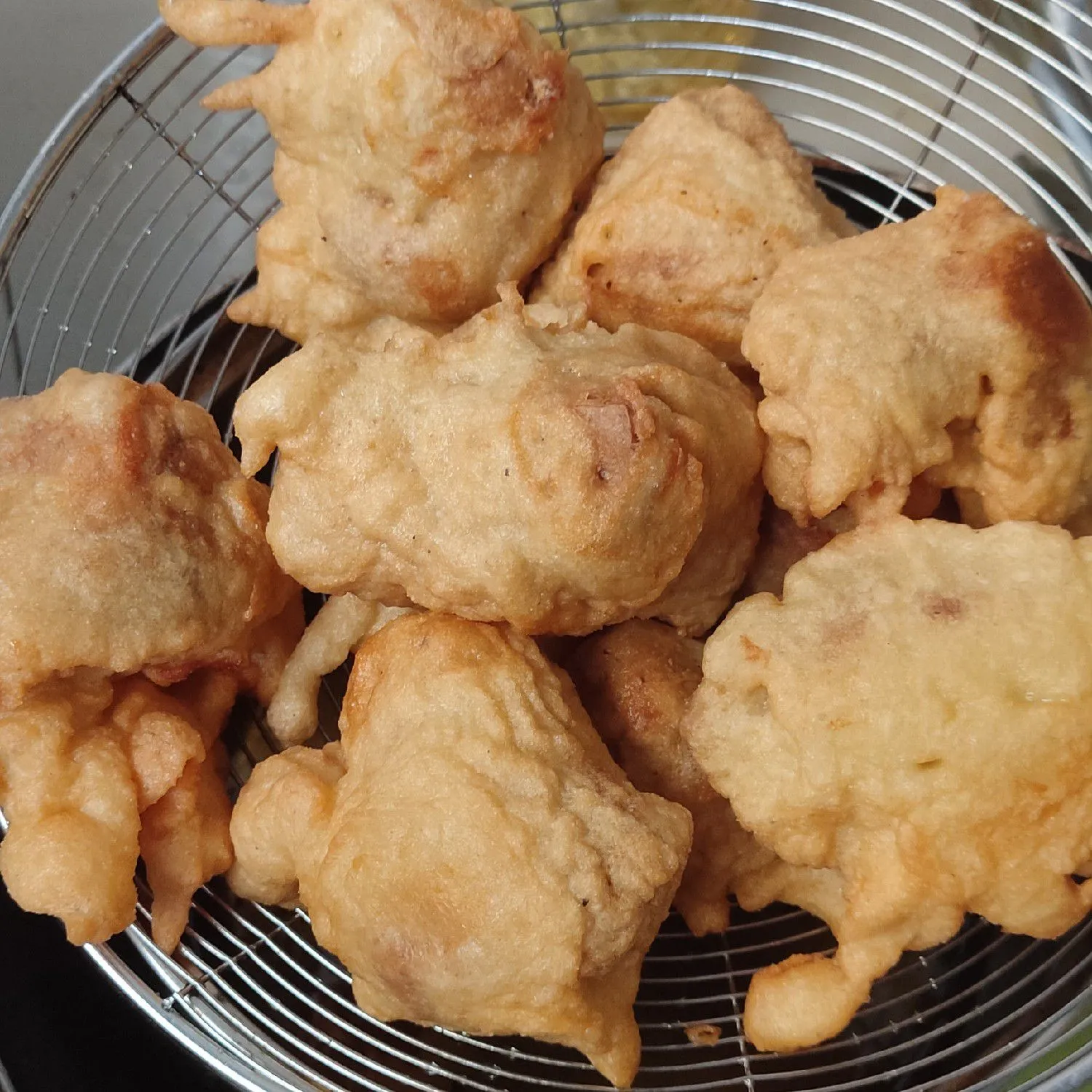 Step 9 Tahu Goreng Isi Mie