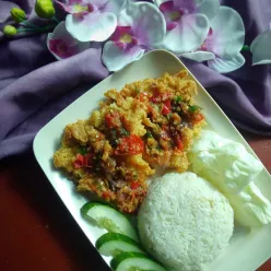 Mie Crispy Geprek Sambal Korek #JagoMasakMinggu6Periode2