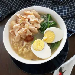 Mie Kuah Ayam Suwir #JagoMasakMinggu6Periode2