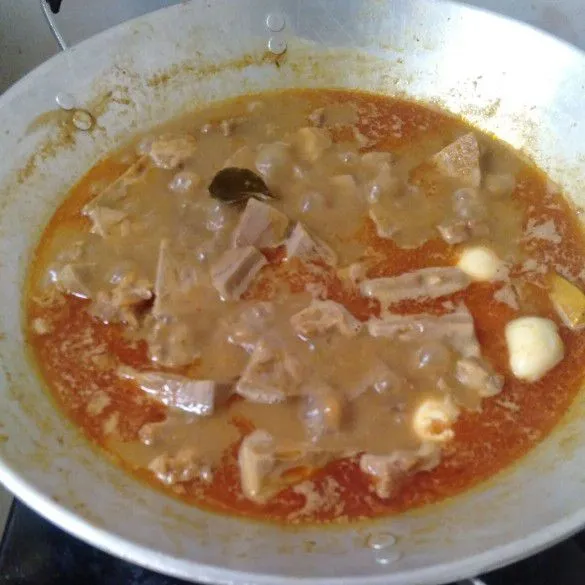 Step 6 Gulai Cincang Kepala Sapi