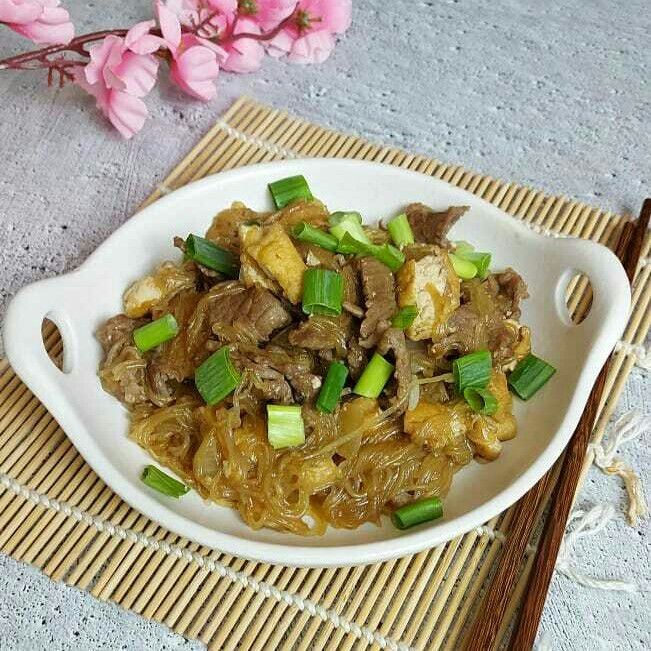 Resep Sukiyaki Sapi Dengan Tahu & Soun Sederhana Enak Chef nareswari