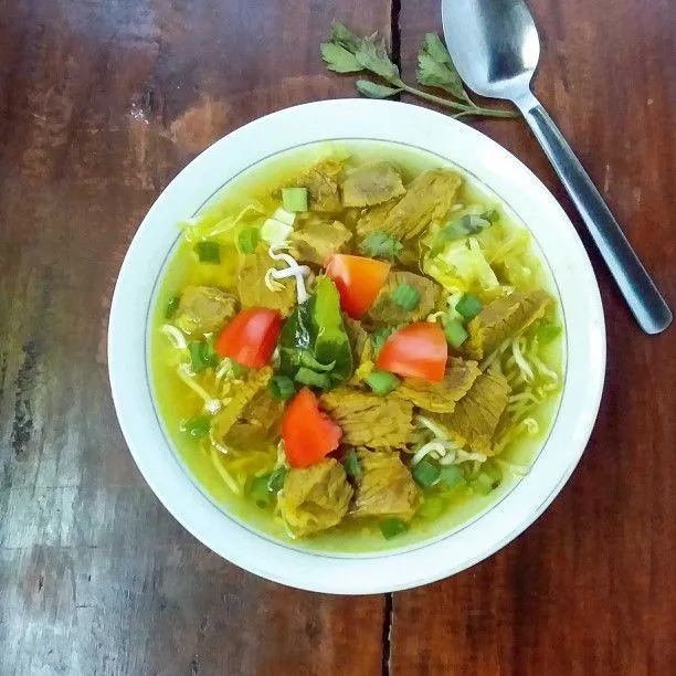 Soto Daging Kuah Kuning #JagoMasakMinggu7Periode2