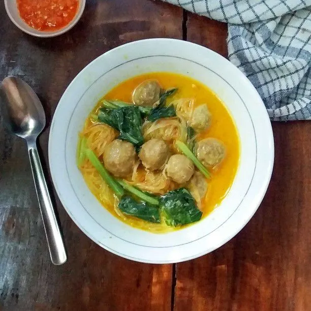 Bakso Sapi kuah Kari #JagoMasakMinggu7Periode2