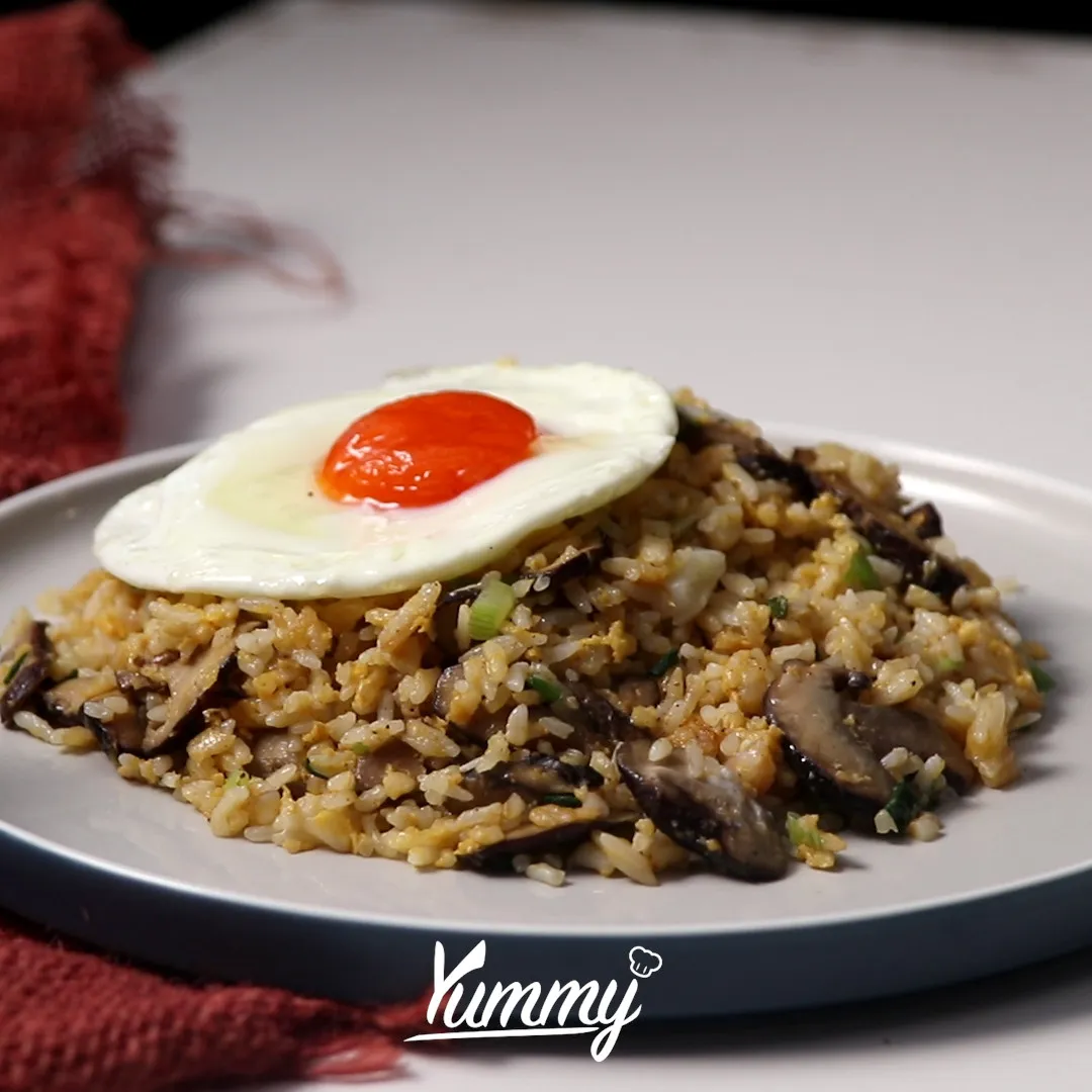 Step 5 Nasi Goreng Mentega Telur Shiitake