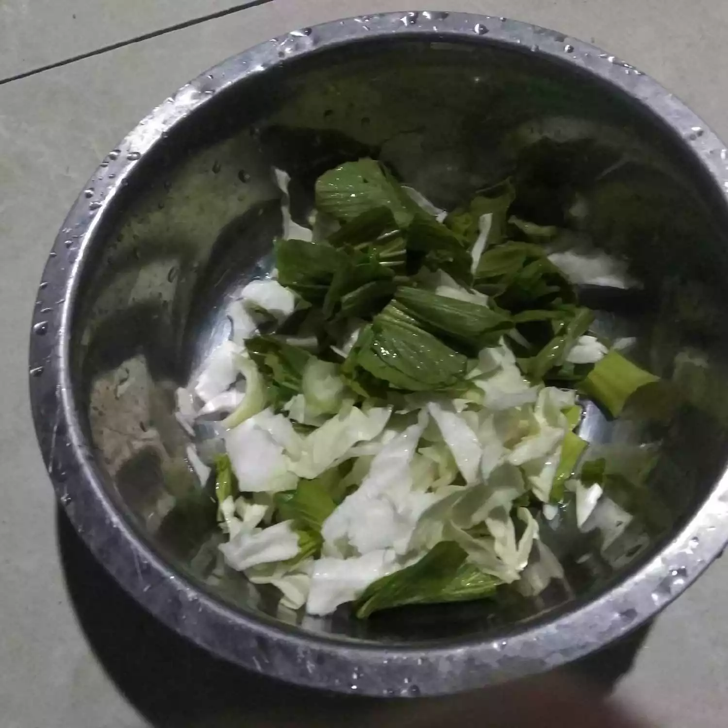 Step 3 Mie Pipih Cabe Hijau