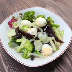 Oriental Stew Sayur Telur Puyuh #JagoMasakMinggu8Periode2