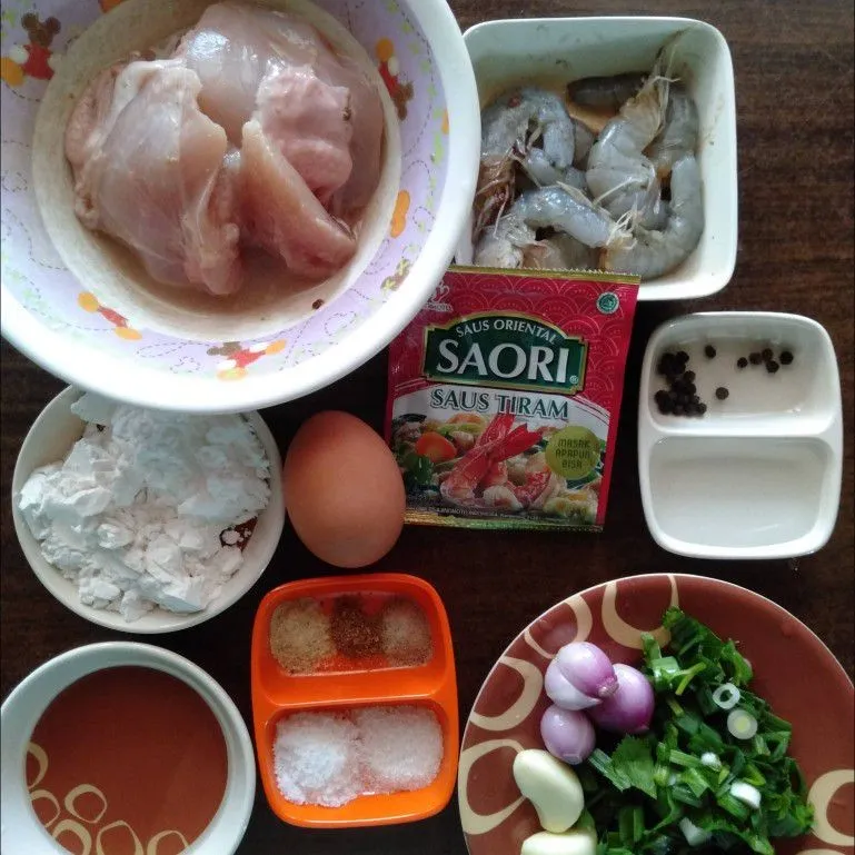 Step 1 Dimsum Udang Ayam