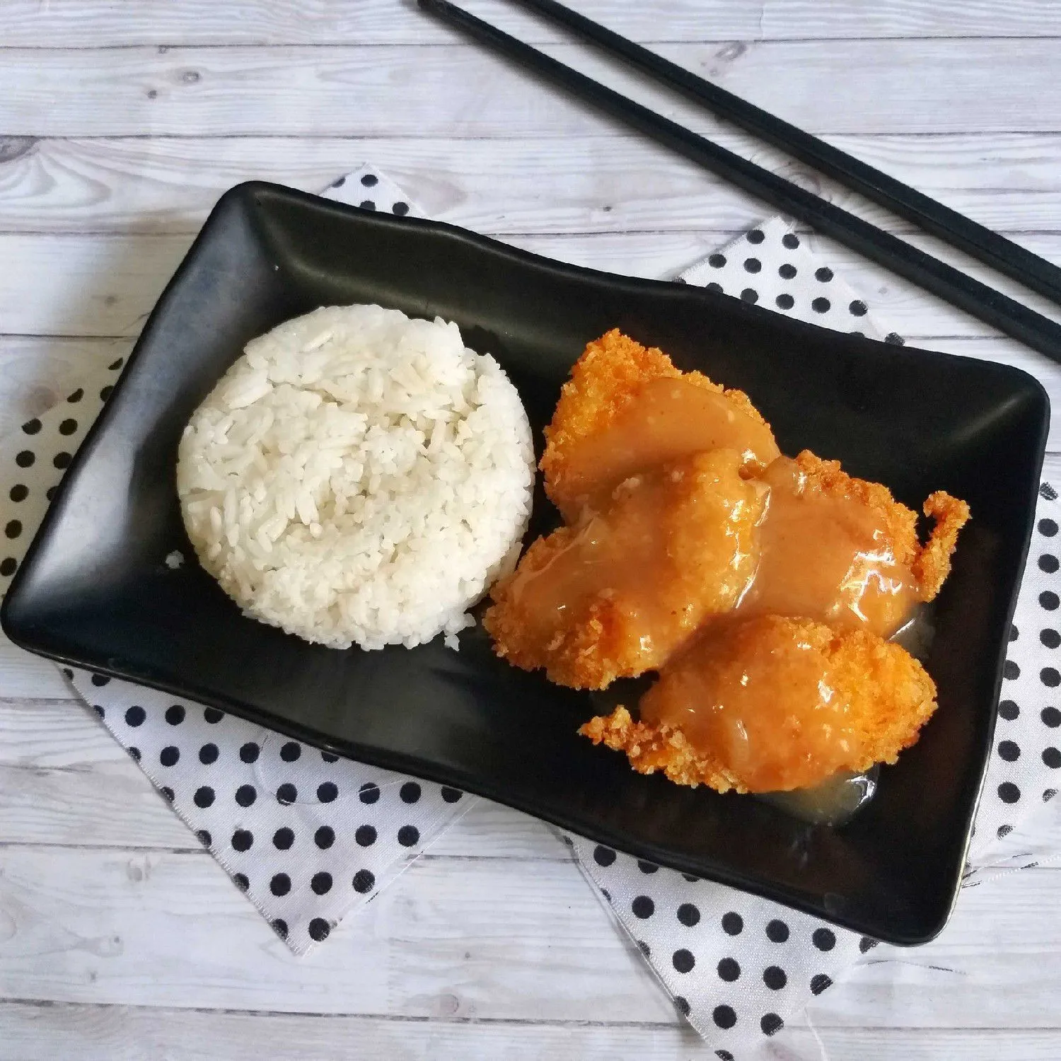 Chicken Katsu Brown Sauce